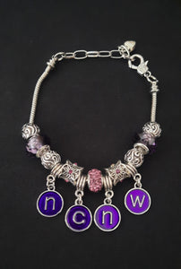 CIRCLES - NCNW Purple Circles Bracelet