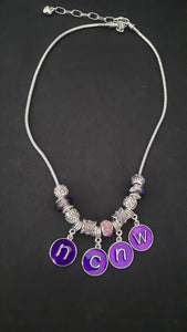 NCNW Purple Circles Necklace