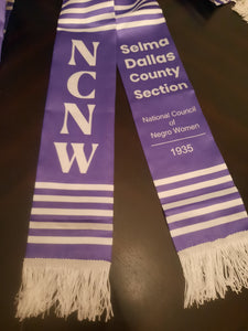 Custom Section Stoles - $25 each (minimun order qty. 30 = $750)