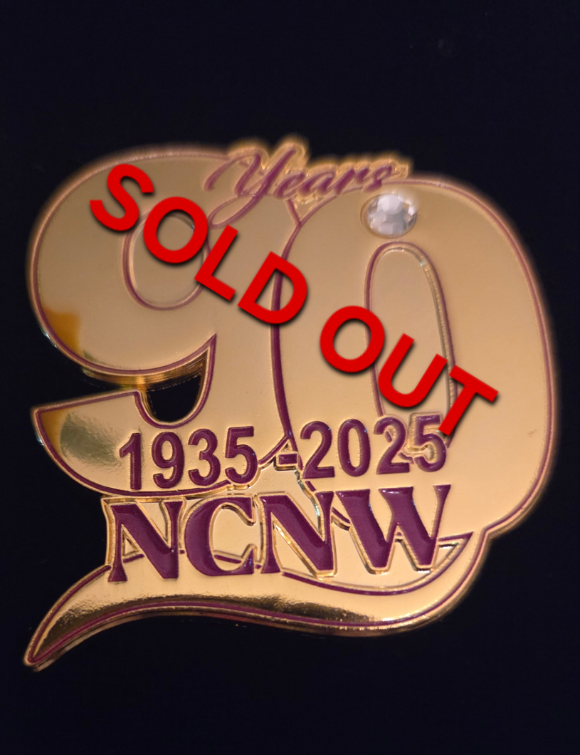 90th Year Commemorative Pin