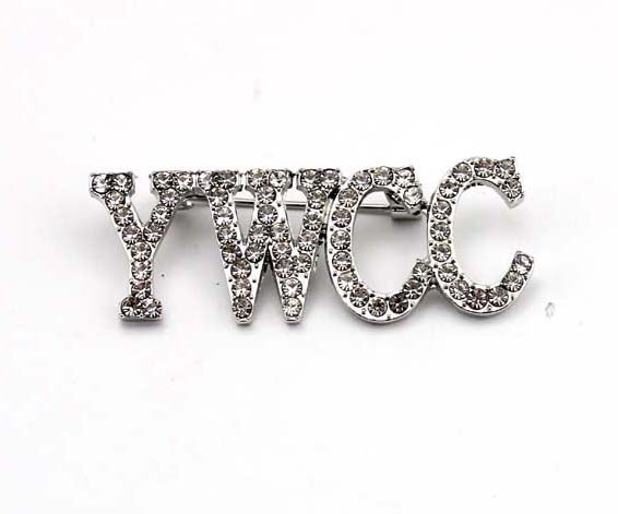 YWCC Silver Trim Pin